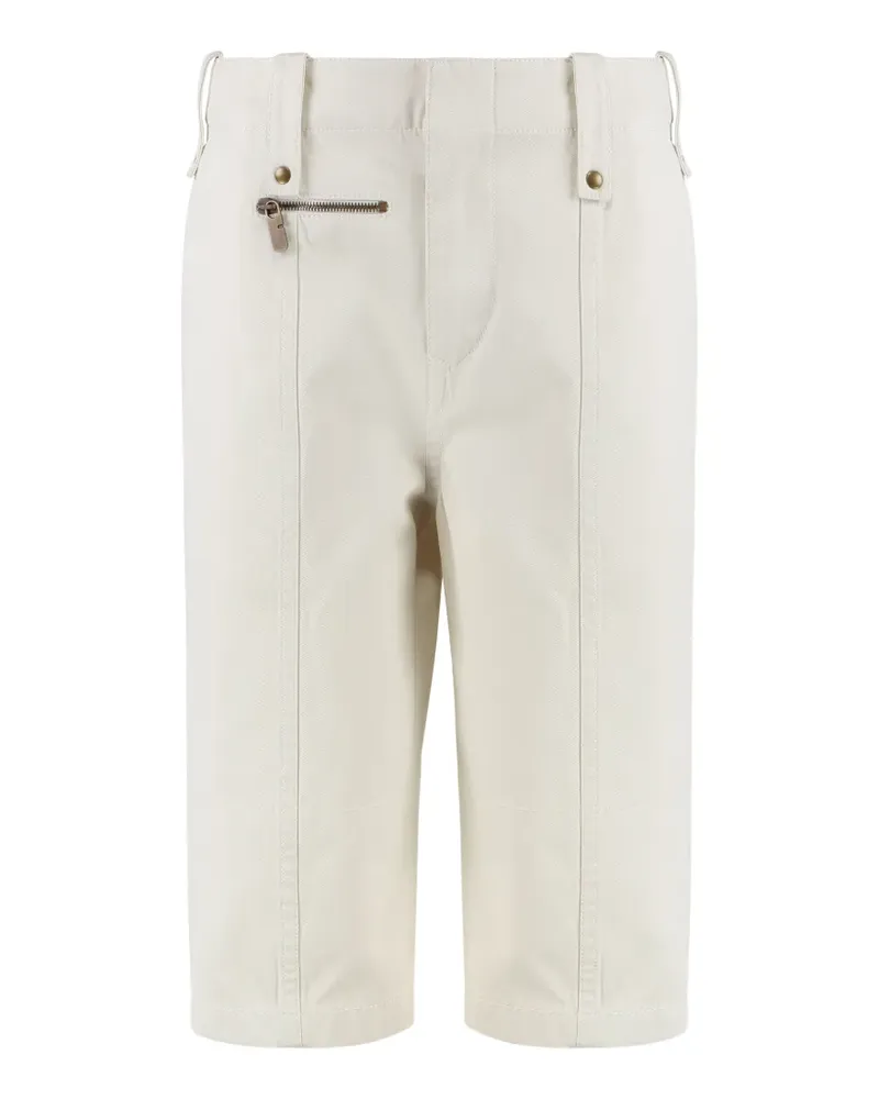 Burberry Capri zipped-cuff shorts - Nude Nude