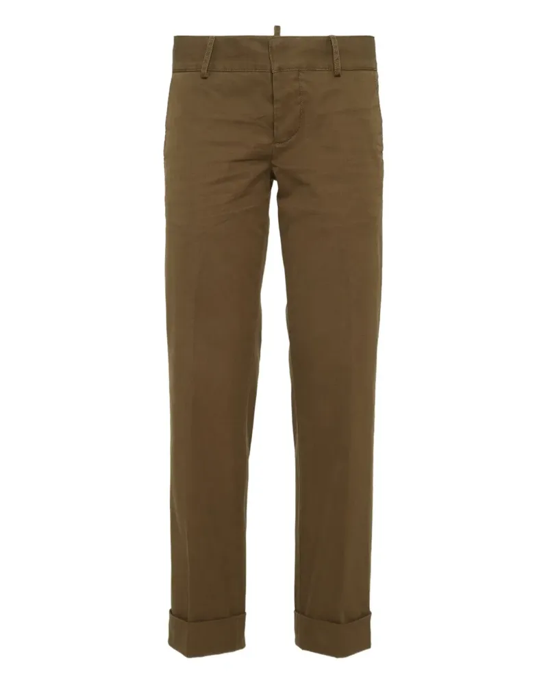 Dsquared2 Hose mit Logo-Schild - Grün Grün