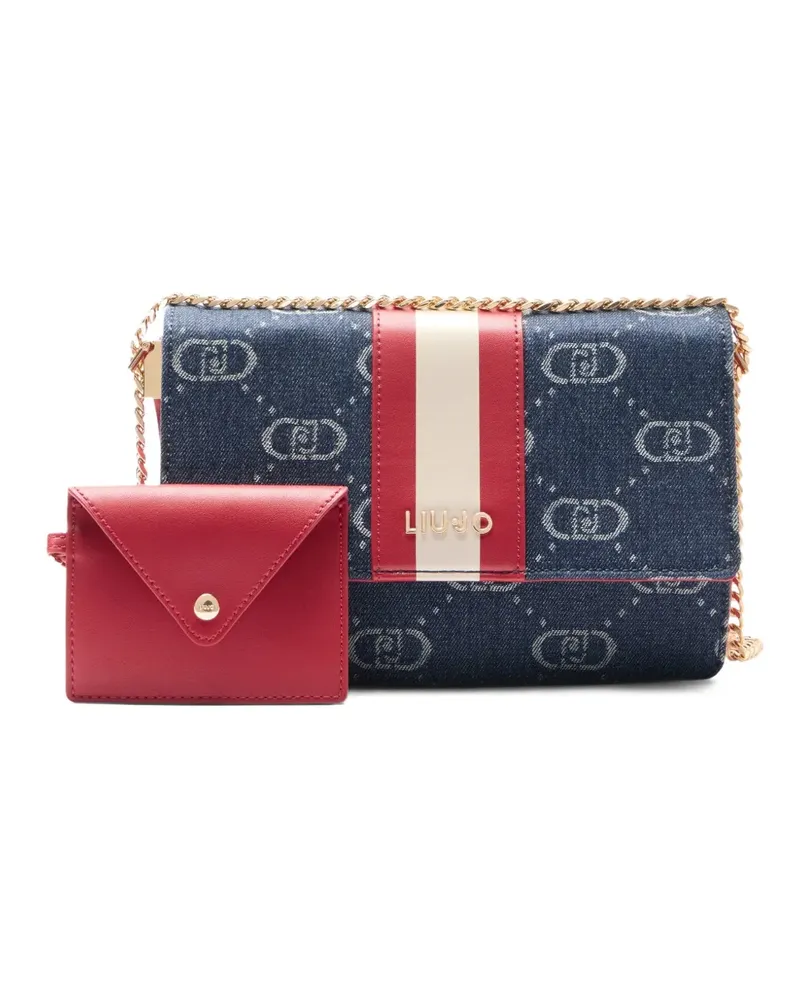 Liu Jo Umhängetasche aus Jacquard - Blau Blau
