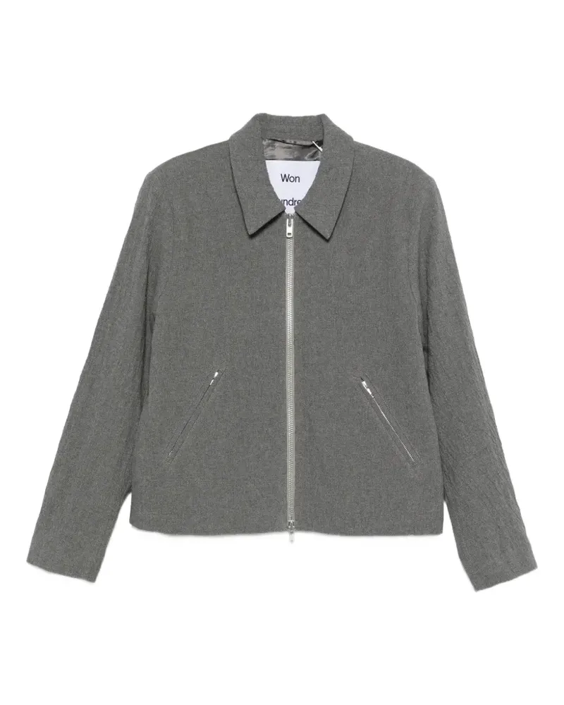 Won Hundred Dutton zip-up jacket - Grau Grau