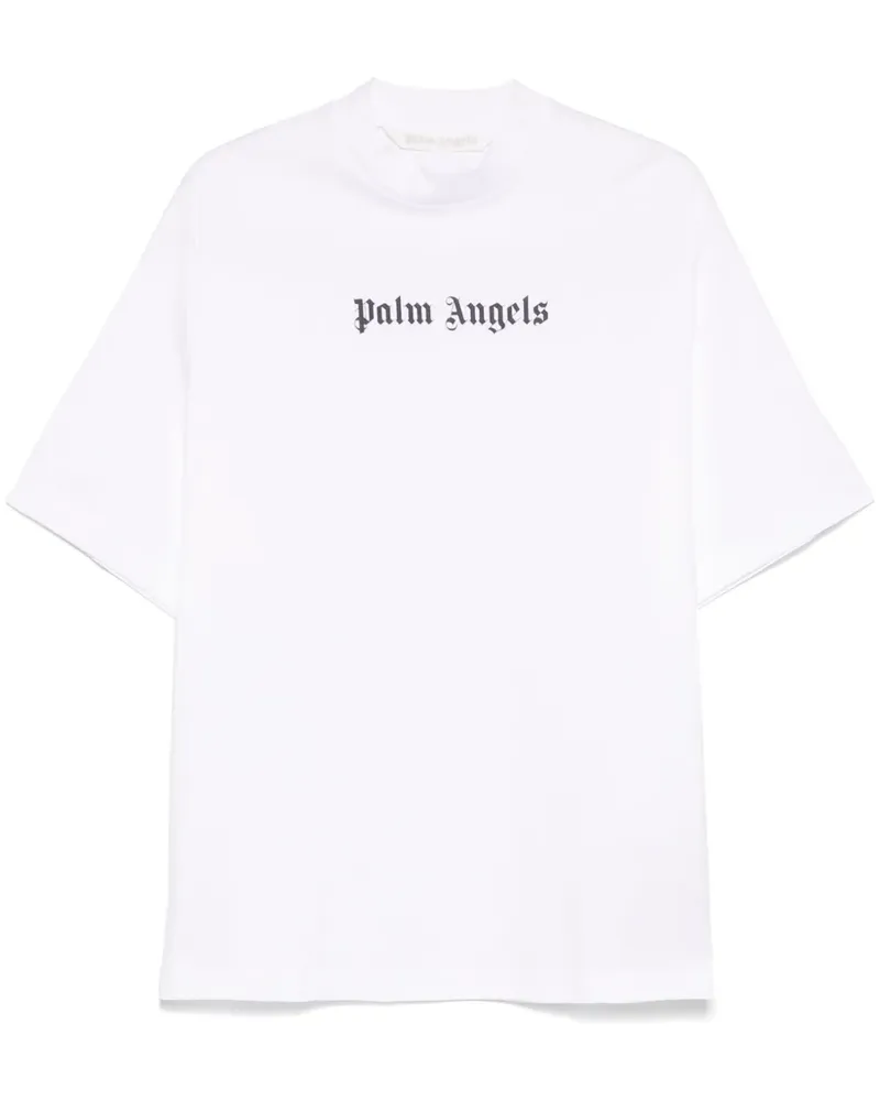Palm Angels T-Shirt mit Logo-Print - Weiß Weiß