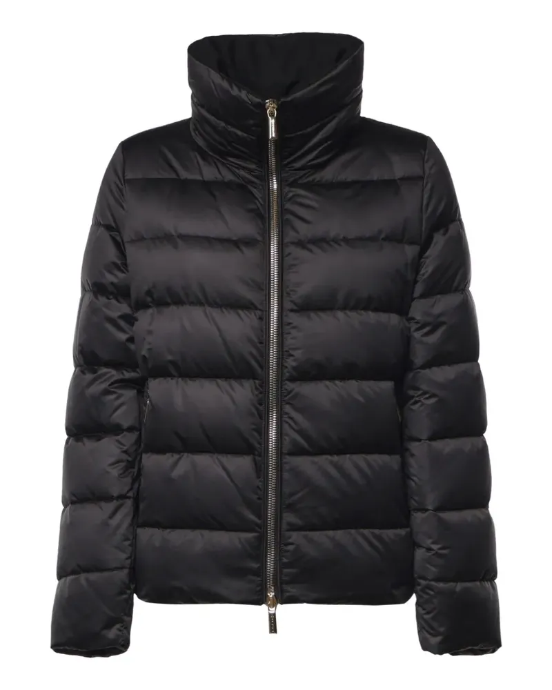MOORER quilted funnel-neck puffer jacket - Schwarz Schwarz