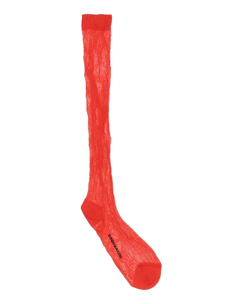 Dsquared2 Klassische Kniestrümpfe - Rot Rot