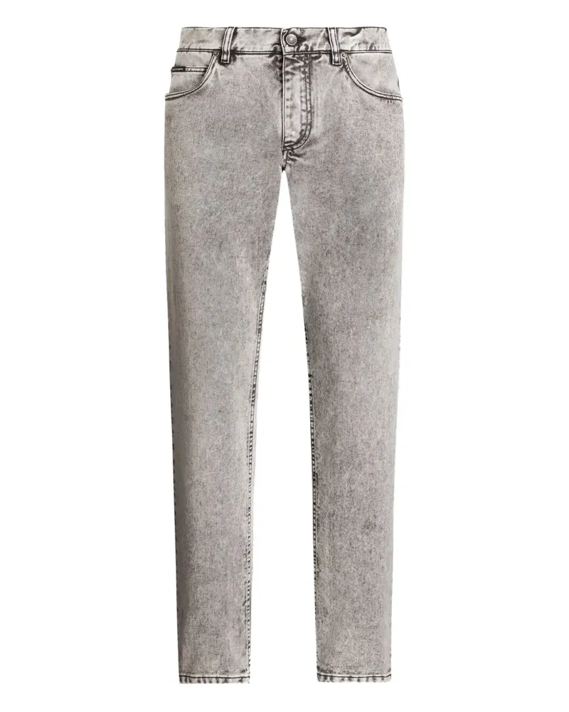 Dolce & Gabbana Jeans mit Acid-Wash-Effekt - Grau Grau