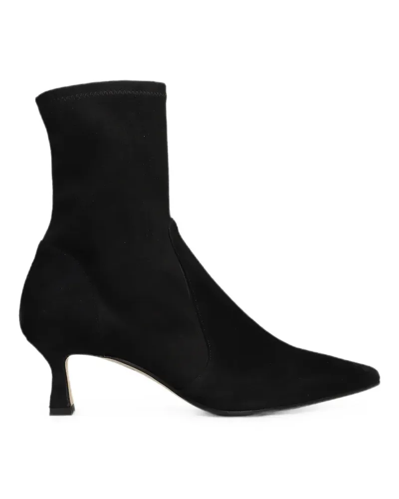 The Seller pointed-toe kitten-heel ankle boots - Schwarz Schwarz