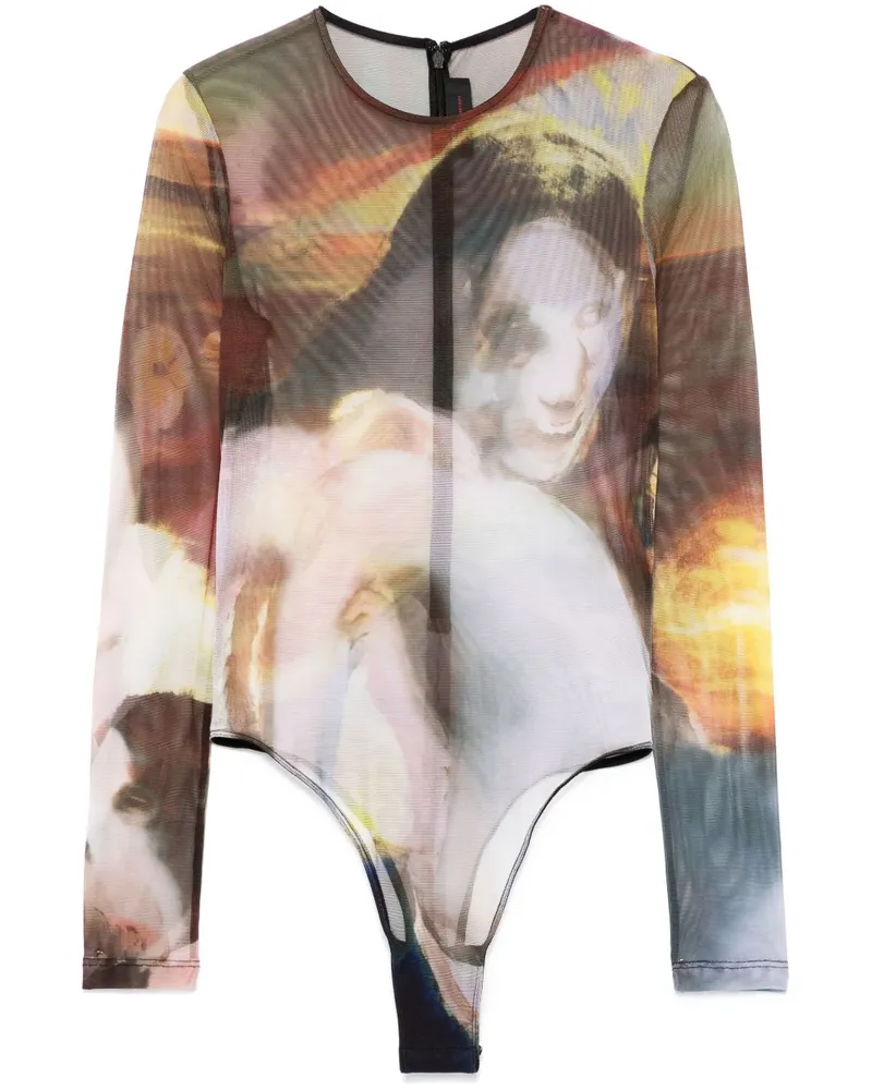 Thierry Mugler Transparenter Sunset Sees Body - Grün Grün