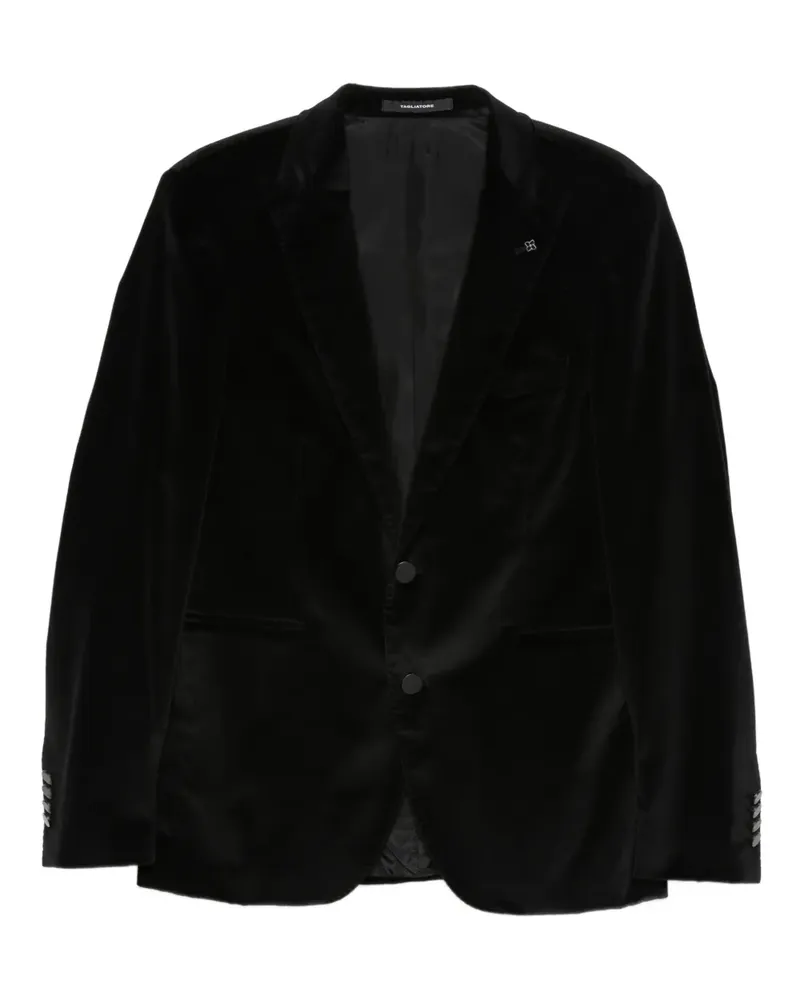 Tagliatore Strukturierte Jacke mit Knöpfen - Schwarz Schwarz