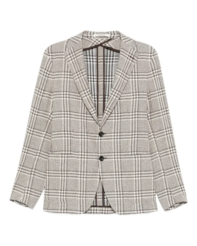 Tagliatore Sakko mit Karomuster - Nude Nude