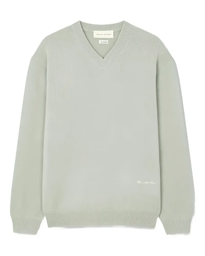 ManOnTheBoon V-neck sweater - Grün Grün