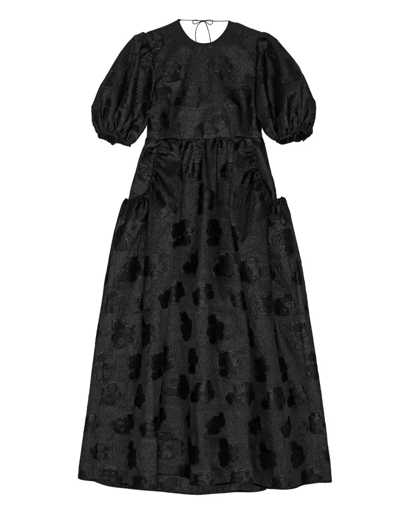 Cecilie Bahnsen Lola Kleid - Schwarz Schwarz