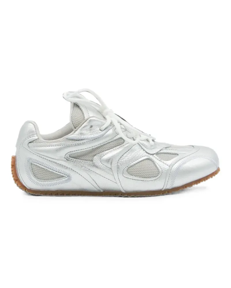 Axel Arigato metallic-effect panelled sneakers - Silber Silber