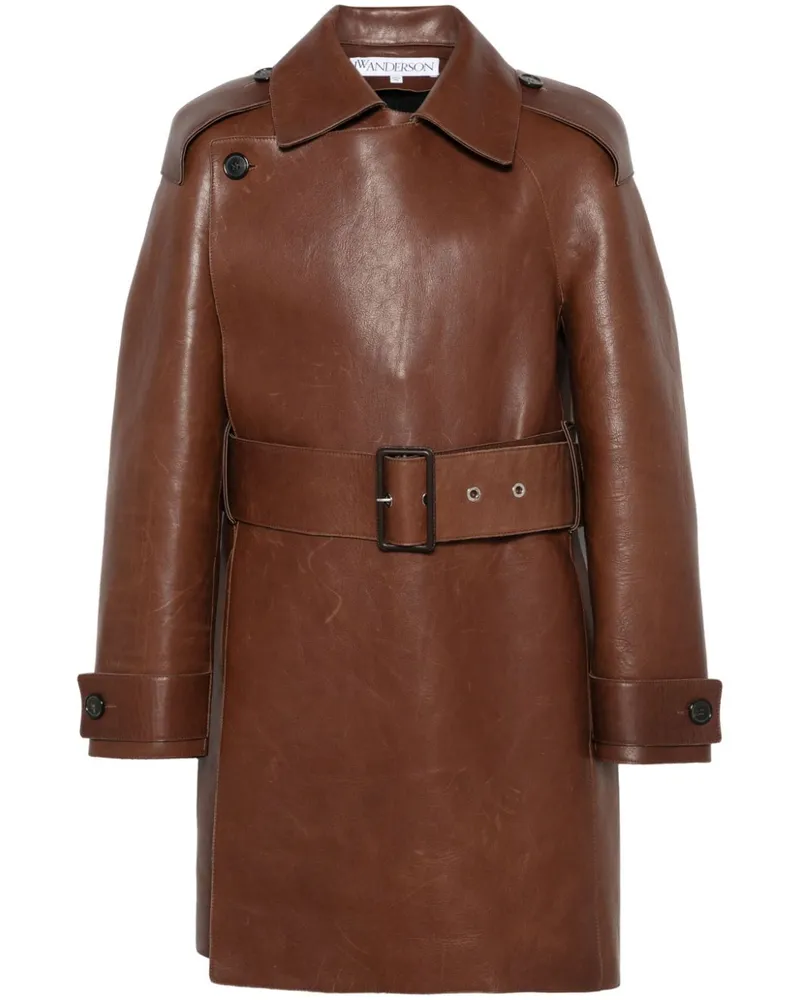 J.W.Anderson Trenchcoat aus Leder - Braun Braun