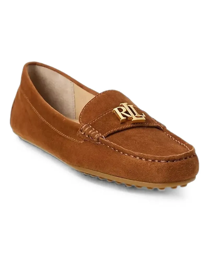 Ralph Lauren Barnsbury logo-plaque loafers - Braun Braun