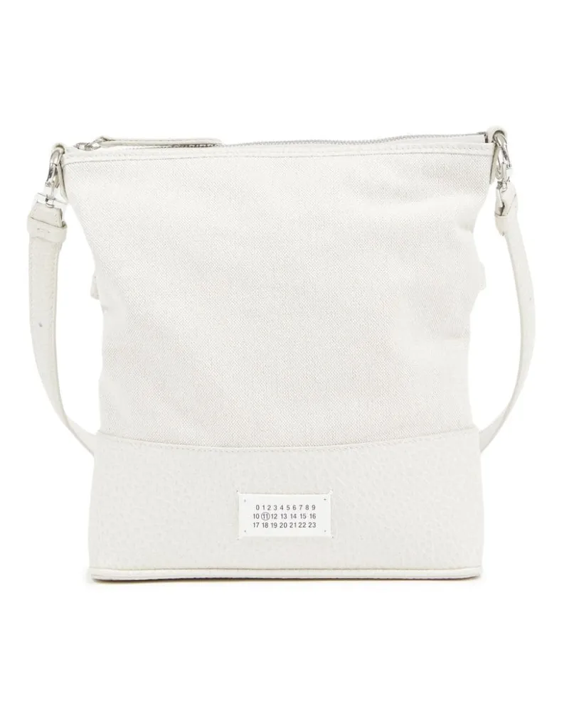 Maison Margiela 5AC Schultertasche mit Klappe - Weiß Weiß