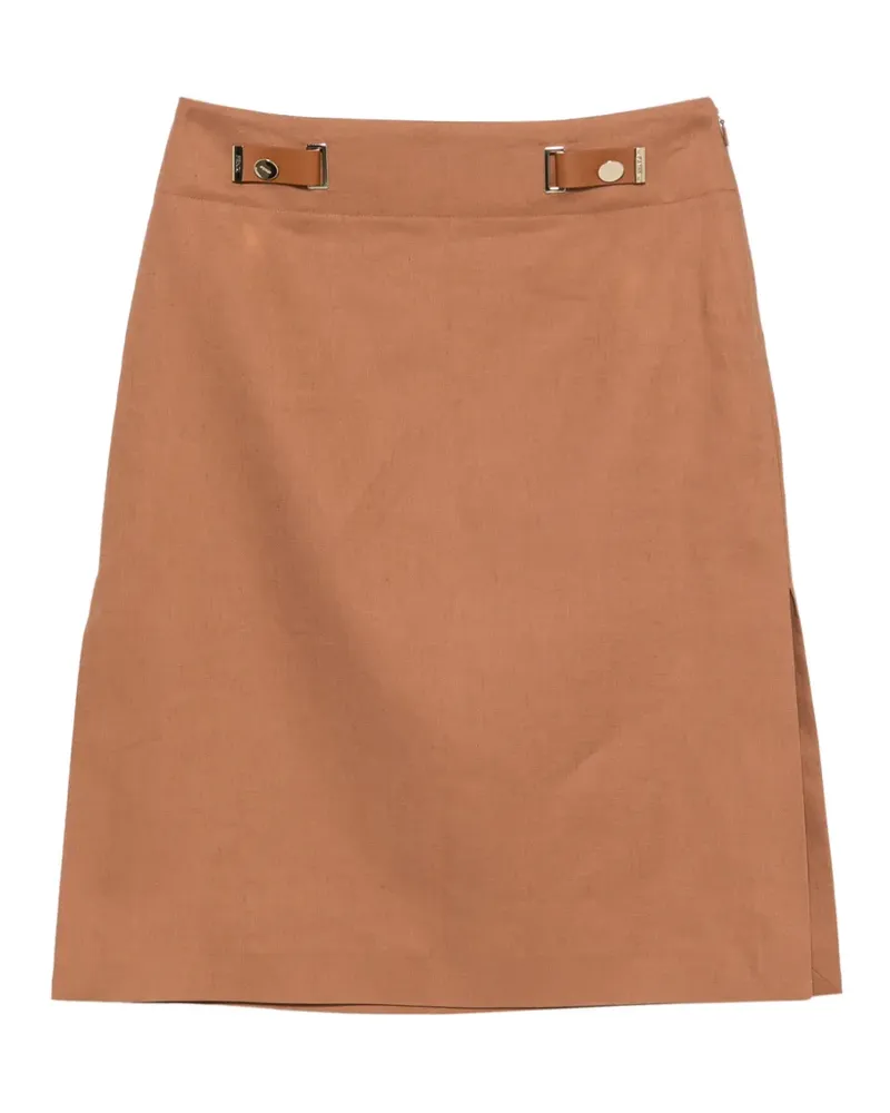 Fendi Midirock mit Schnalle - Braun Braun