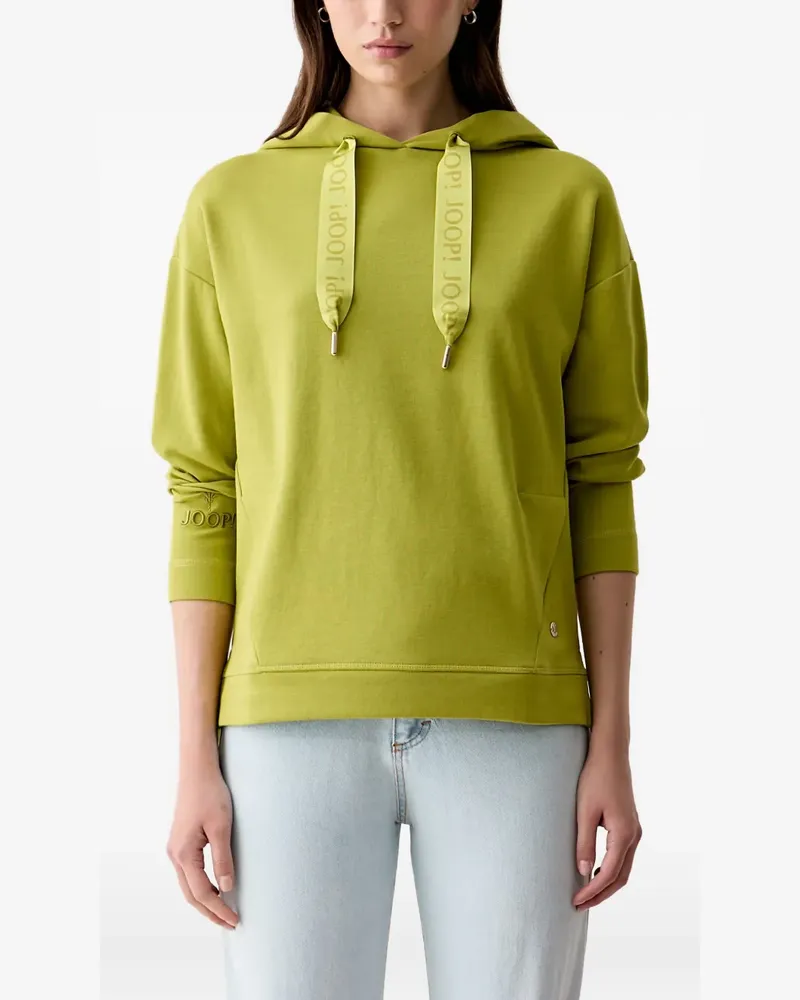 JOOP! Hoodie mit Logo-Stickerei - Grün Grün