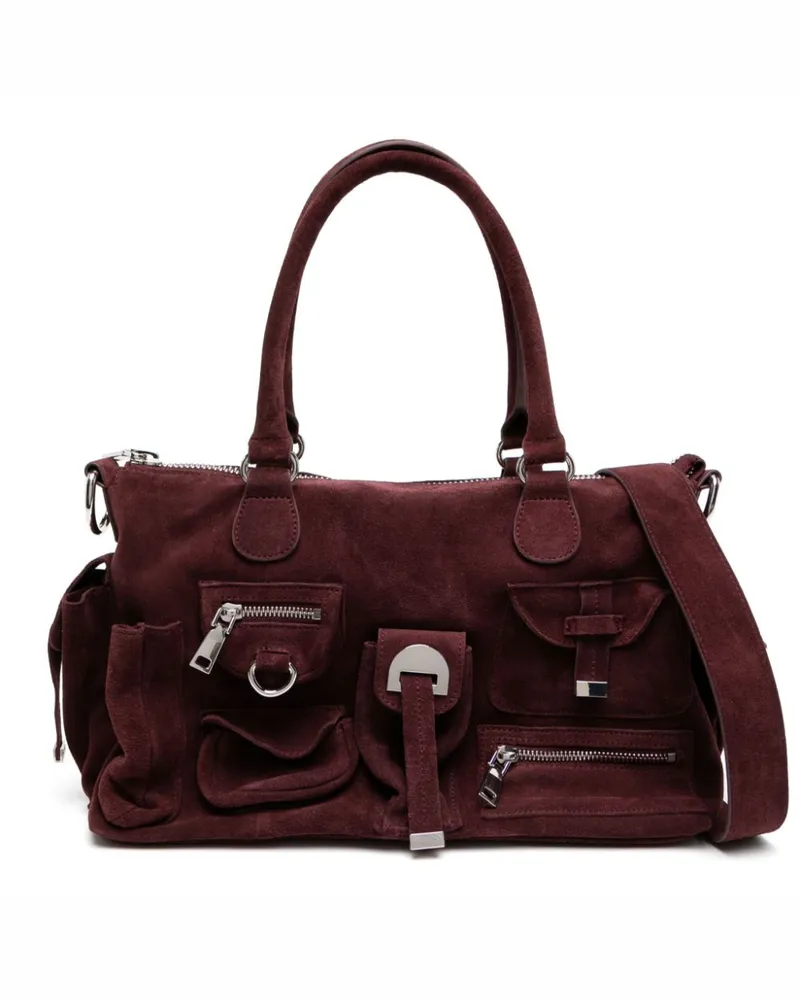 Cynthia Rowley Schultertasche mit aufgesetzter Tasche - Violett Violett