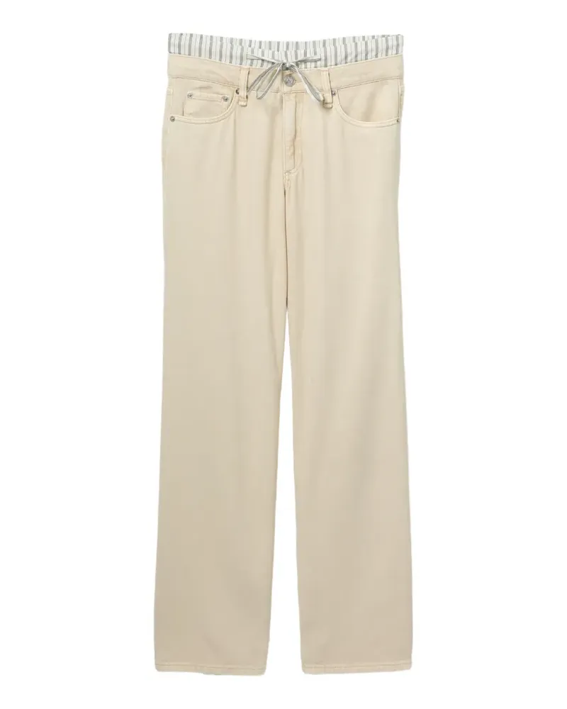 Rag & Bone The Sage Straight-Leg-Jeans - Nude Nude