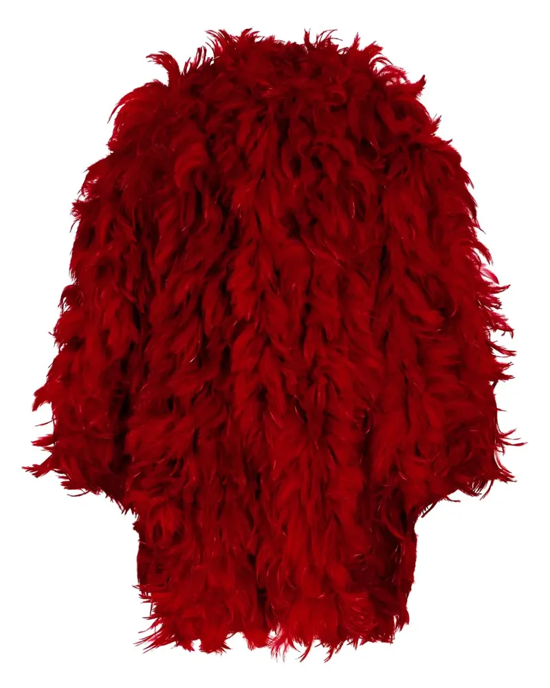 Dolce & Gabbana Verzierter Mantel - Rot Rot