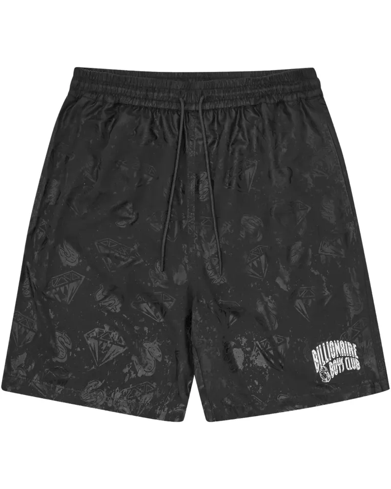 Billionaire Boys Club Shorts mit Logo-Print - Schwarz Schwarz