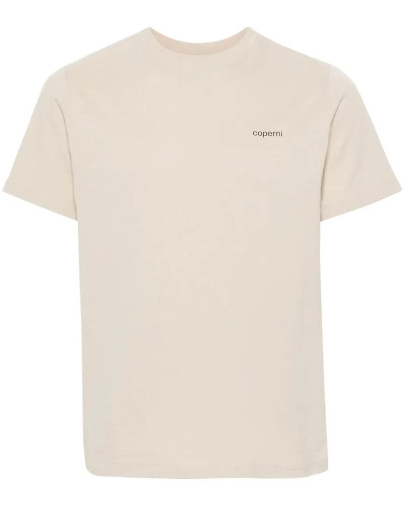COPERNI T-Shirt mit Logo-Print - Nude Nude