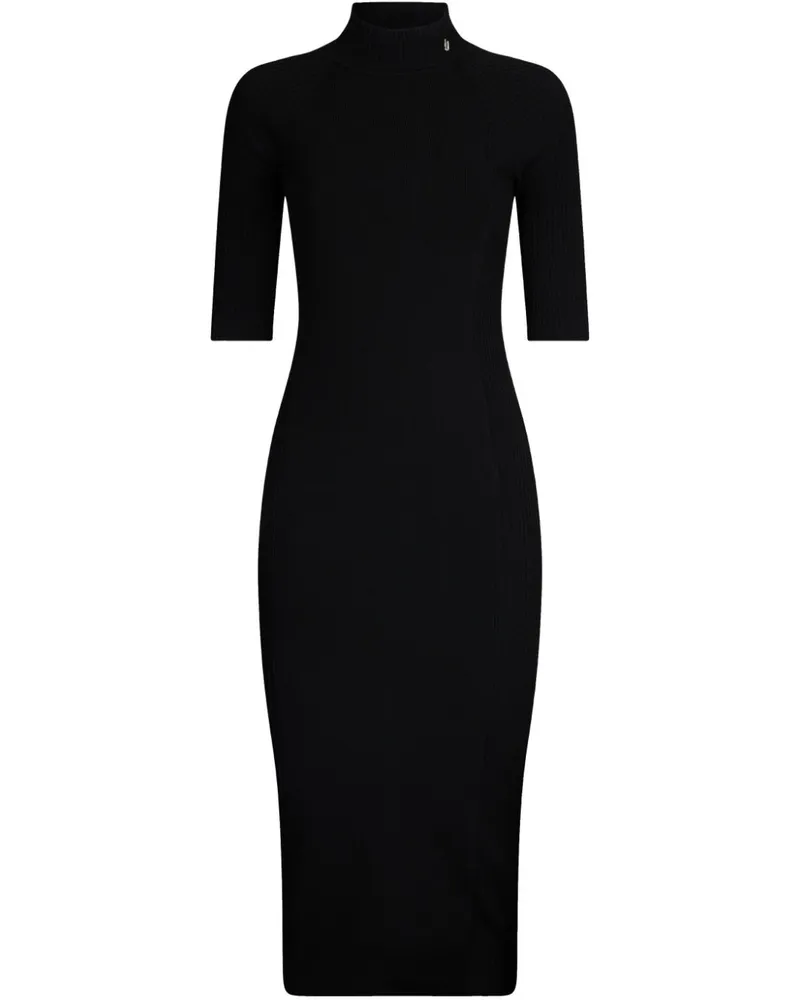 Liu Jo Strickkleid mit Cut-Out - Schwarz Schwarz