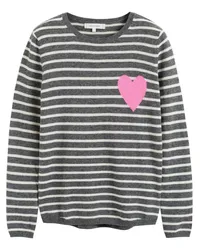 Chinti & Parker Breton Heart Pullover Grau