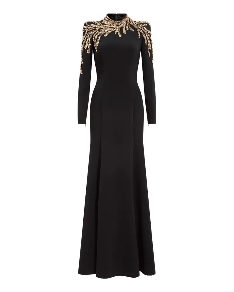Jenny Packham Viper maxi dress - Schwarz Schwarz