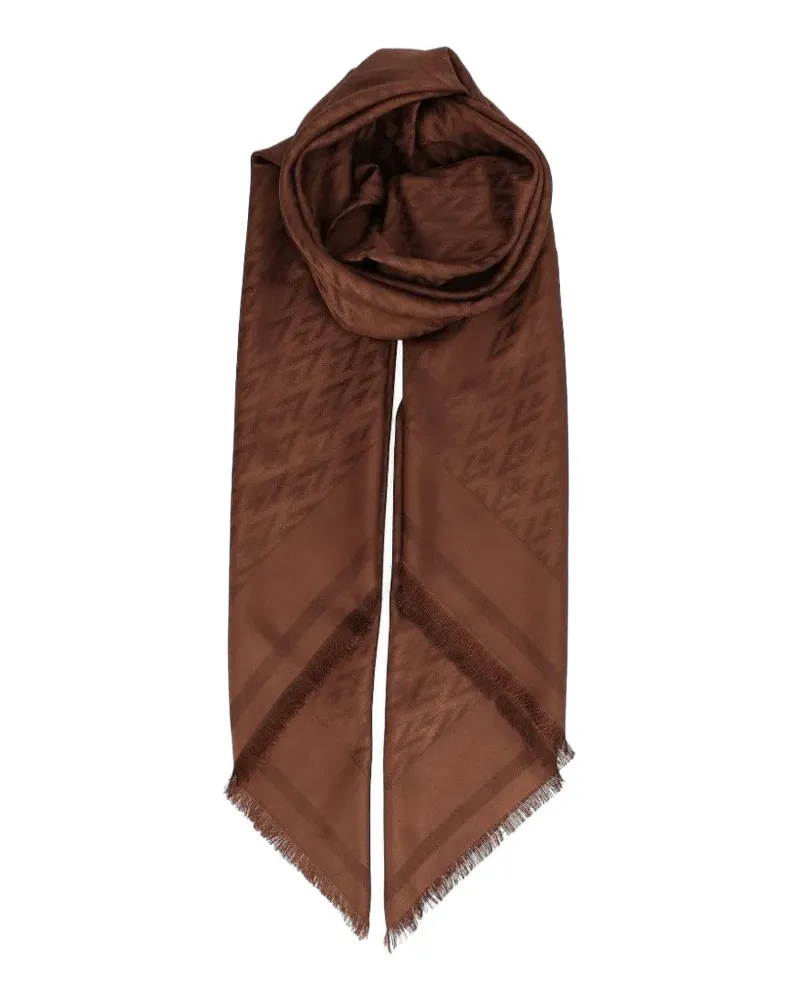Valentino Garavani Toute La V Jacquard-Schal - Braun Braun