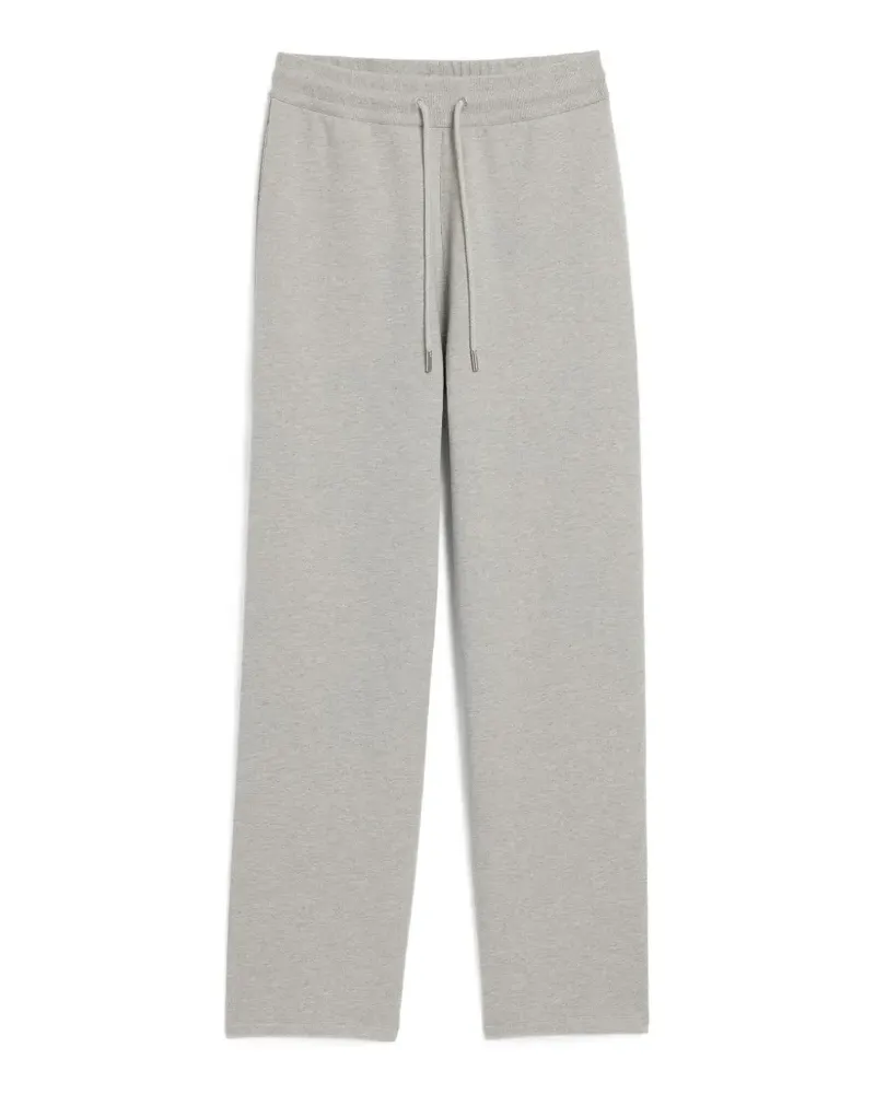 AMI Paris cotton track pants with Ami de Coeur - Grau Grau