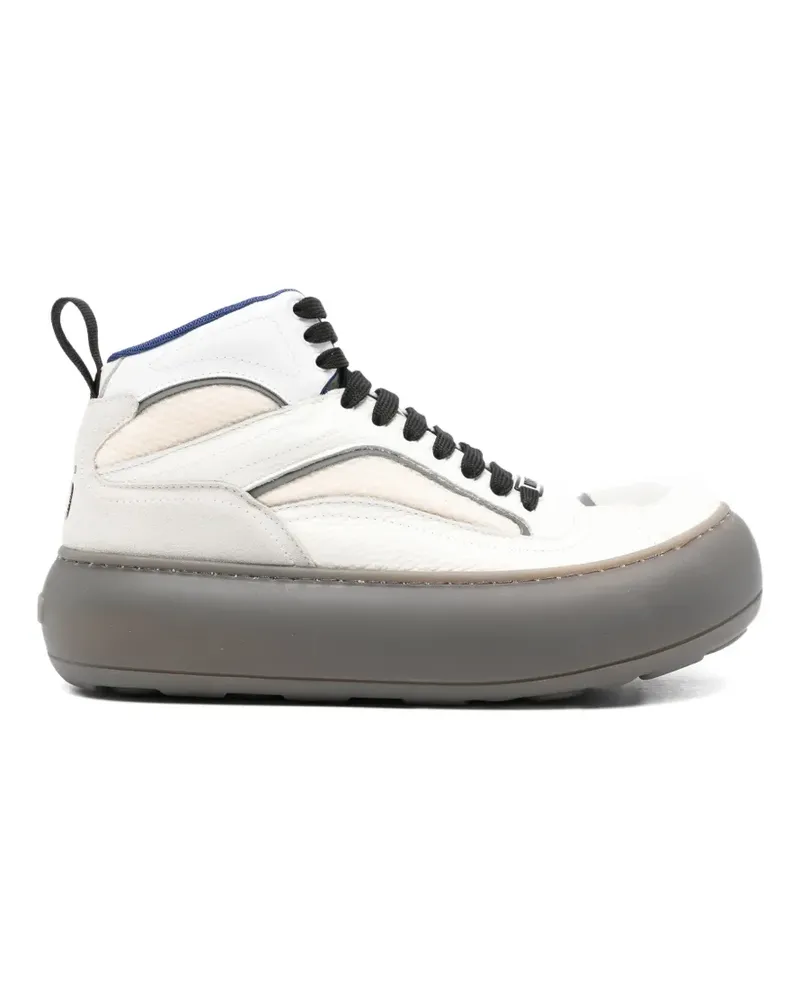 Moschino Sneakers mit Schnürung - Weiß Weiß