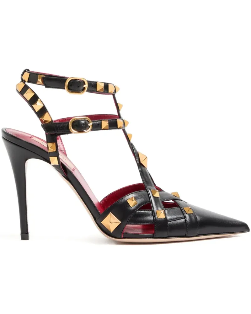 Valentino Garavani 100mm Rockstud-embellished pumps - Schwarz Schwarz
