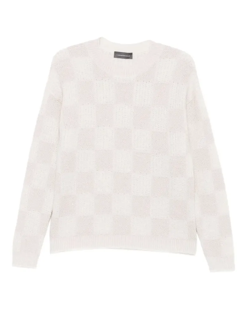 Lorena Antoniazzi Pullover mit Pailletten - Rosa Rosa