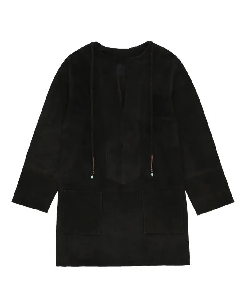 Fortela patch-pocket mini dress - Schwarz Schwarz