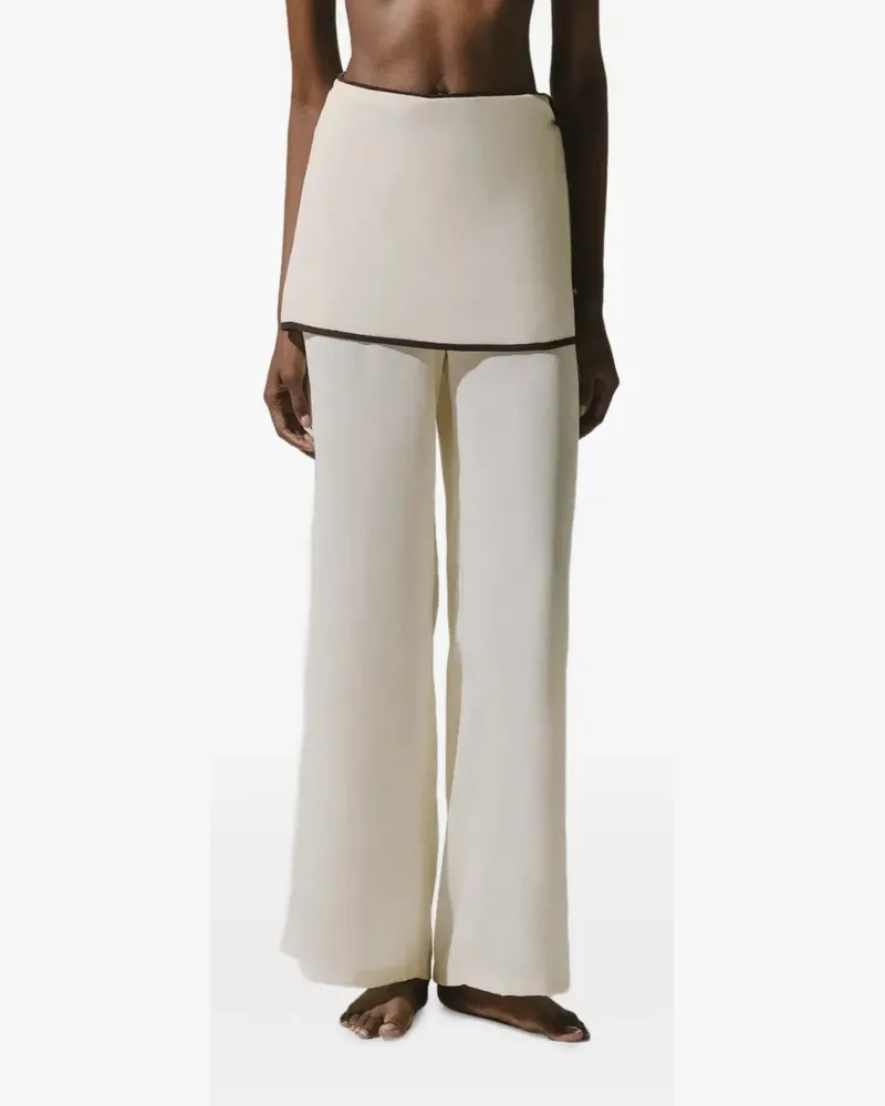 Baobab Collection Renata Hose im Layering-Look - Nude Nude