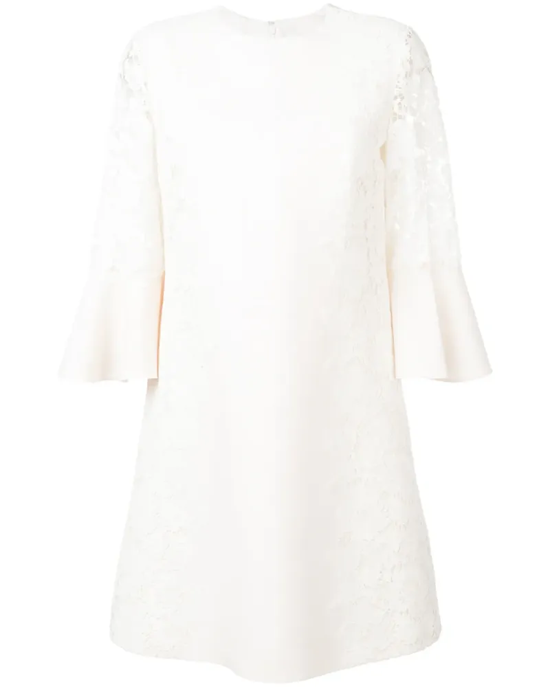 Valentino Garavani Kleid mit Spitzenbesatz - Nude Nude