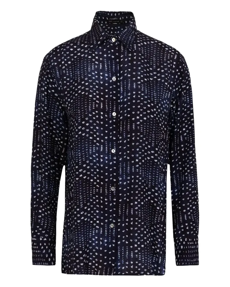 Lenny Niemeyer Gemustertes Hemd - Blau Blau