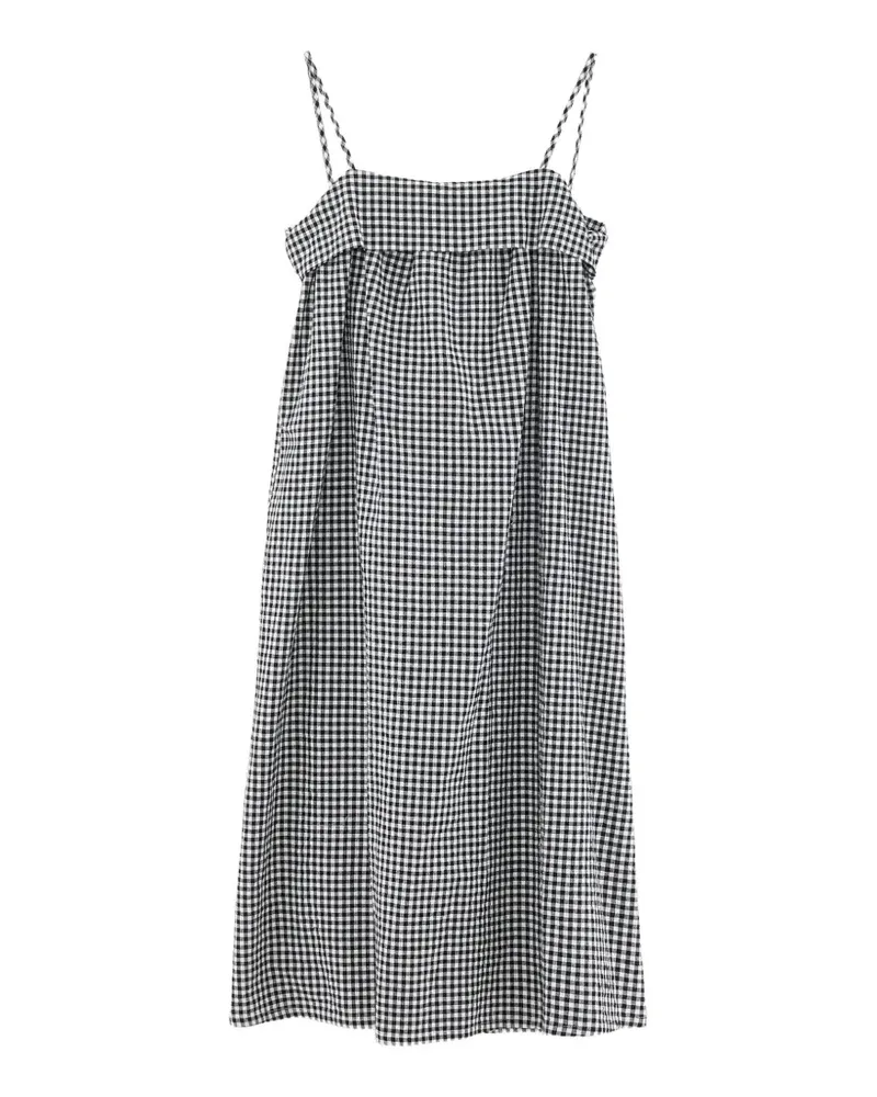 Bellerose Tokyo gingham-check dress - Schwarz Schwarz