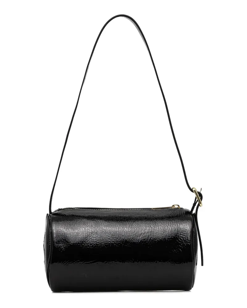 Armani Exchange logo cylinder tote bag - Schwarz Schwarz