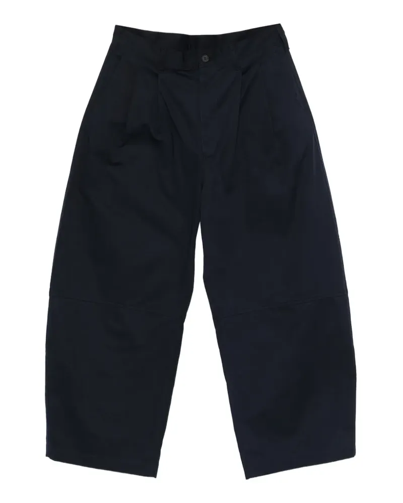 Comme des Garçons pleated panelled trousers - Blau Blau