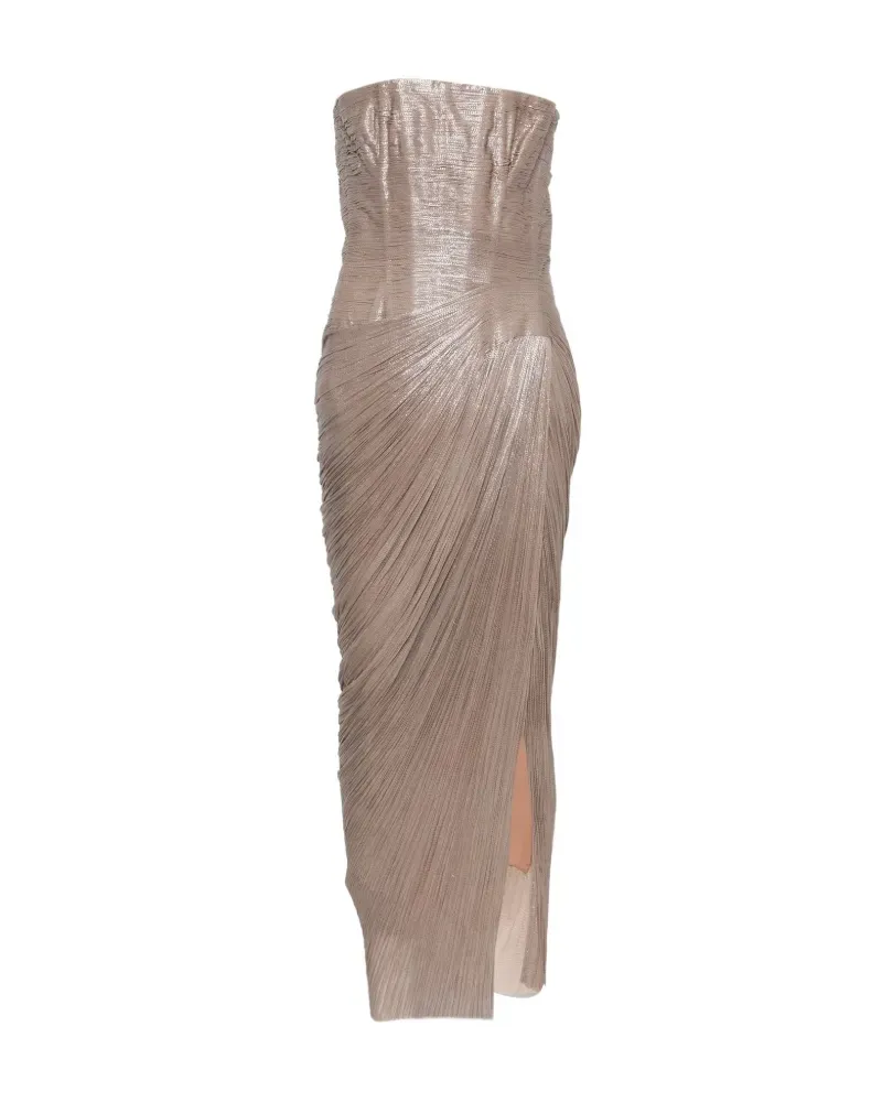 Maria Lucia Hohan Ruby strapless midi dress - Nude Nude