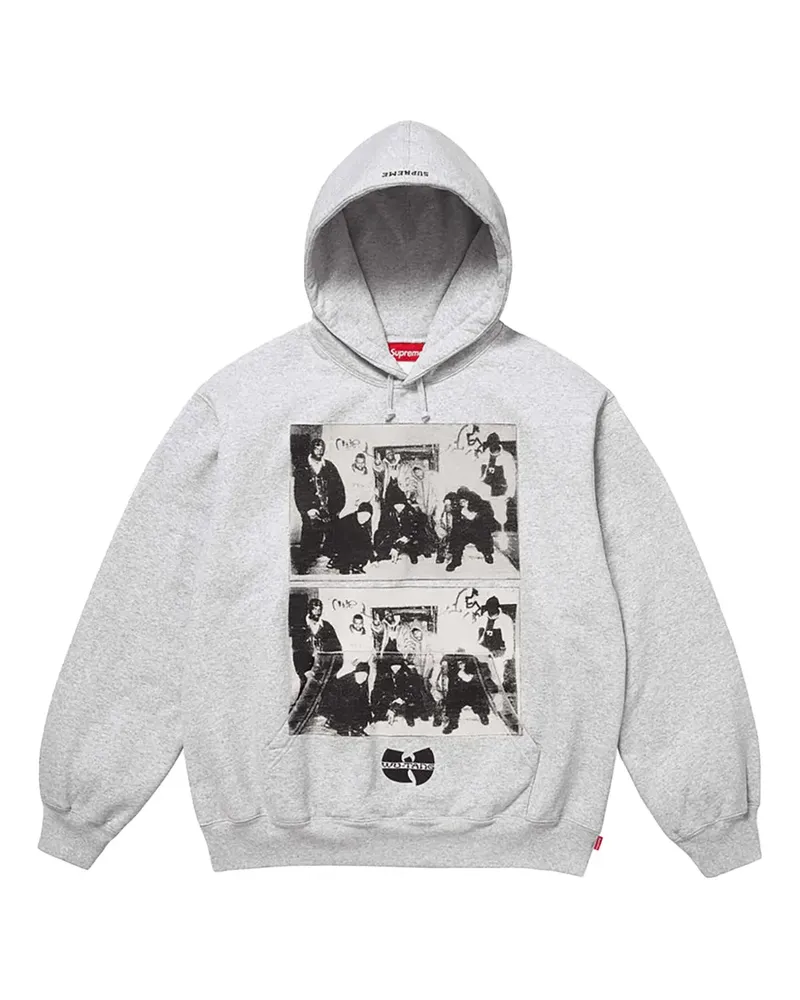 Supreme Being x Wu-Tang Clan Hoodie mit grafischem Print - Grau Grau