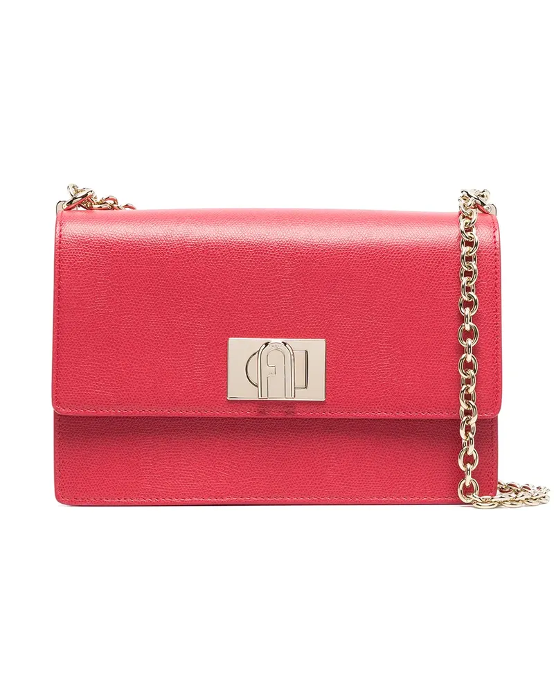 Furla Umhängetasche mit Clipverschluss - Rosa Rosa