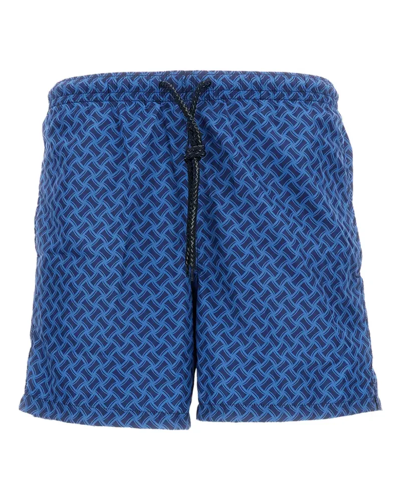Drumohr  patterned swim shorts - Blau Blau