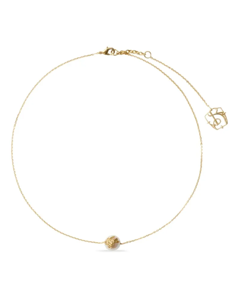Burberry Halskette mit Kugelanhänger - Gold Gold