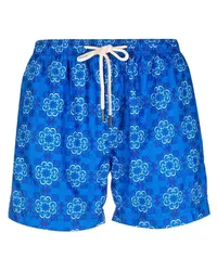 PENINSULA Badeshorts mit grafischem Print Blau