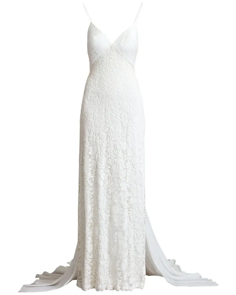 Tadashi Shoji Miramar Brautkleid - Weiß Weiß