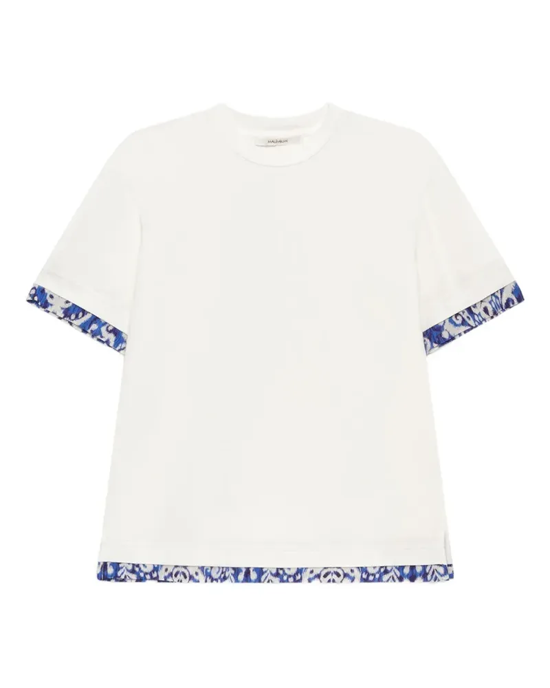 Maliparmi crew-neck T-shirt - Weiß Weiß