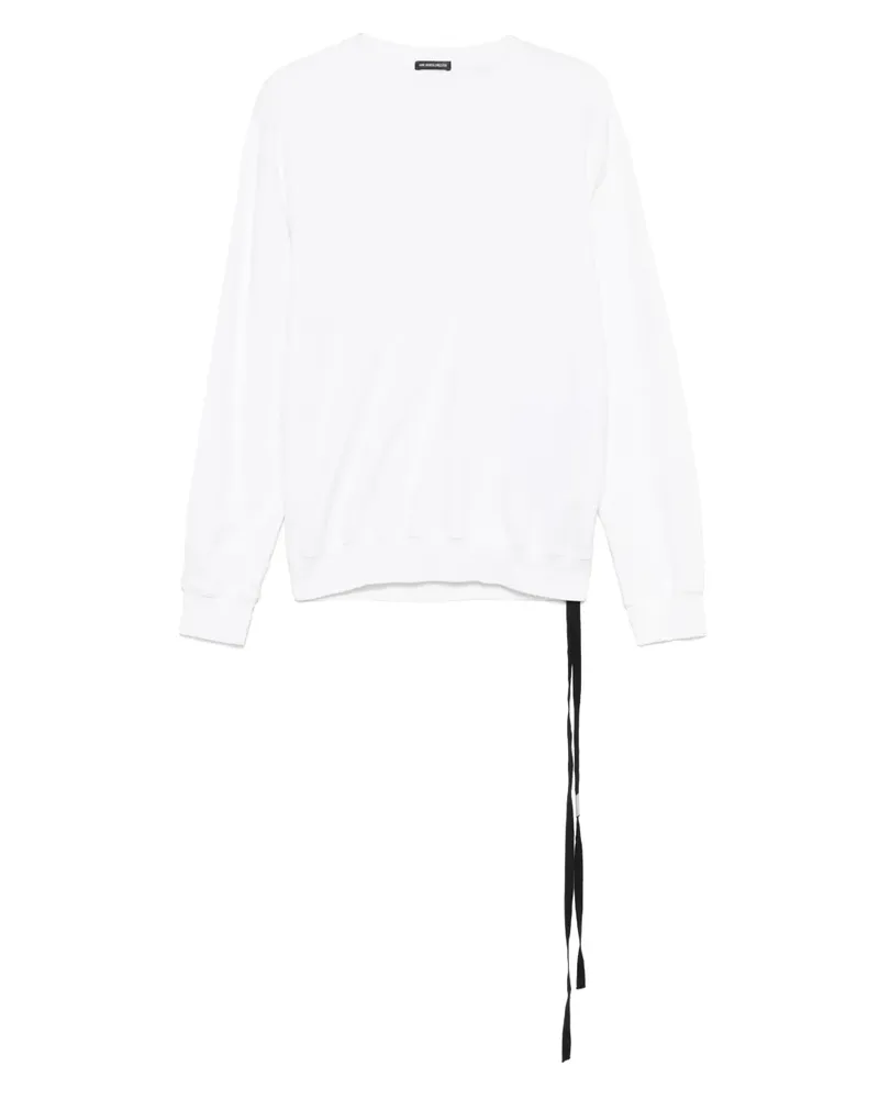 Ann Demeulemeester Klassisches Sweatshirt - Weiß Weiß