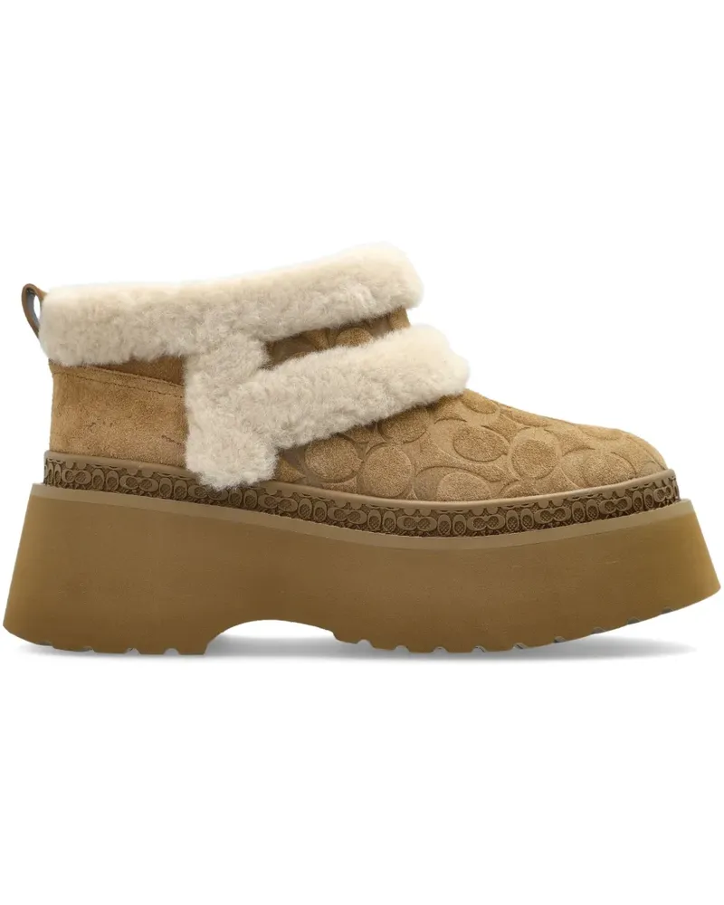 Coach Christina Stiefel mit Plateau 65mm - Nude Nude